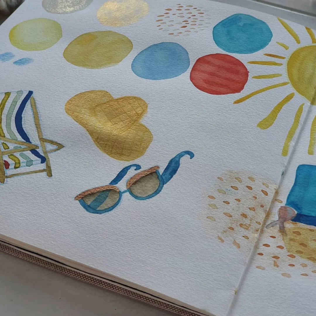 Beeld bij ‘Painting at the beach 🌝⛱🌊Holiday fun and relaxing#art ✏️’