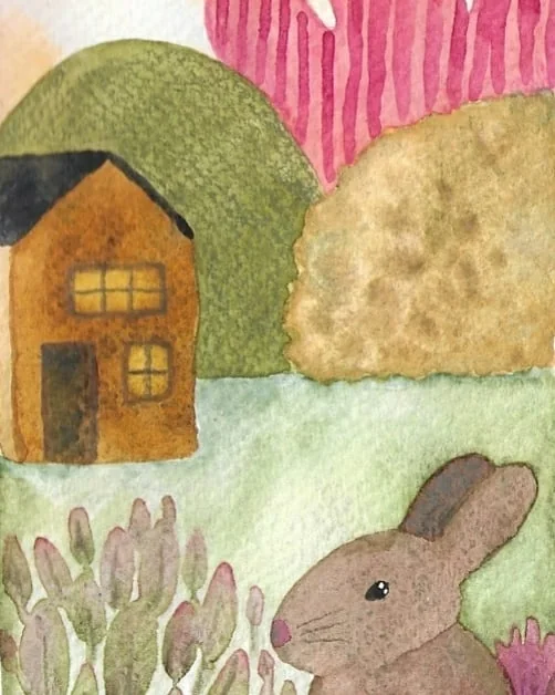 Beeld 1 van 2 bij ‘Landscape inpired by spring                         artsy’