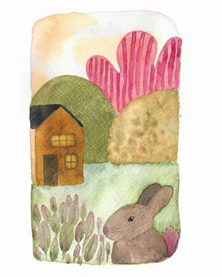 Beeld 2 van 2 bij ‘Landscape inpired by spring                         artsy’