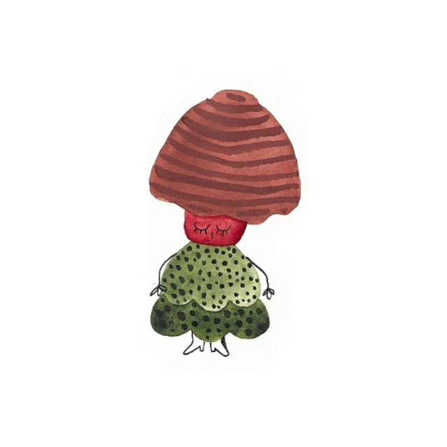 Beeld 1 van 2 bij ‘Little Mushroom creatures#art                        artsy’
