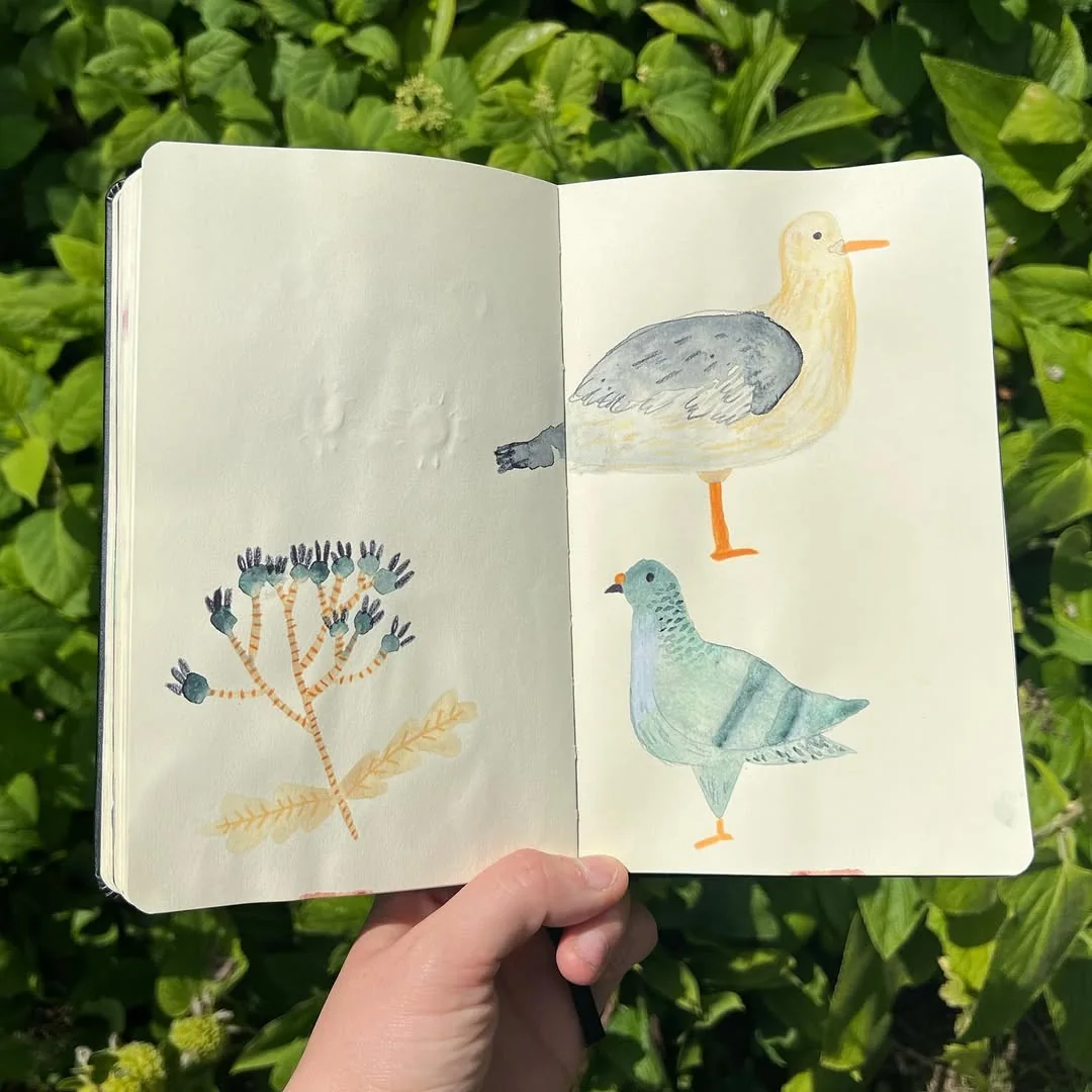 Beeld bij ‘Drawing in the garden ..’