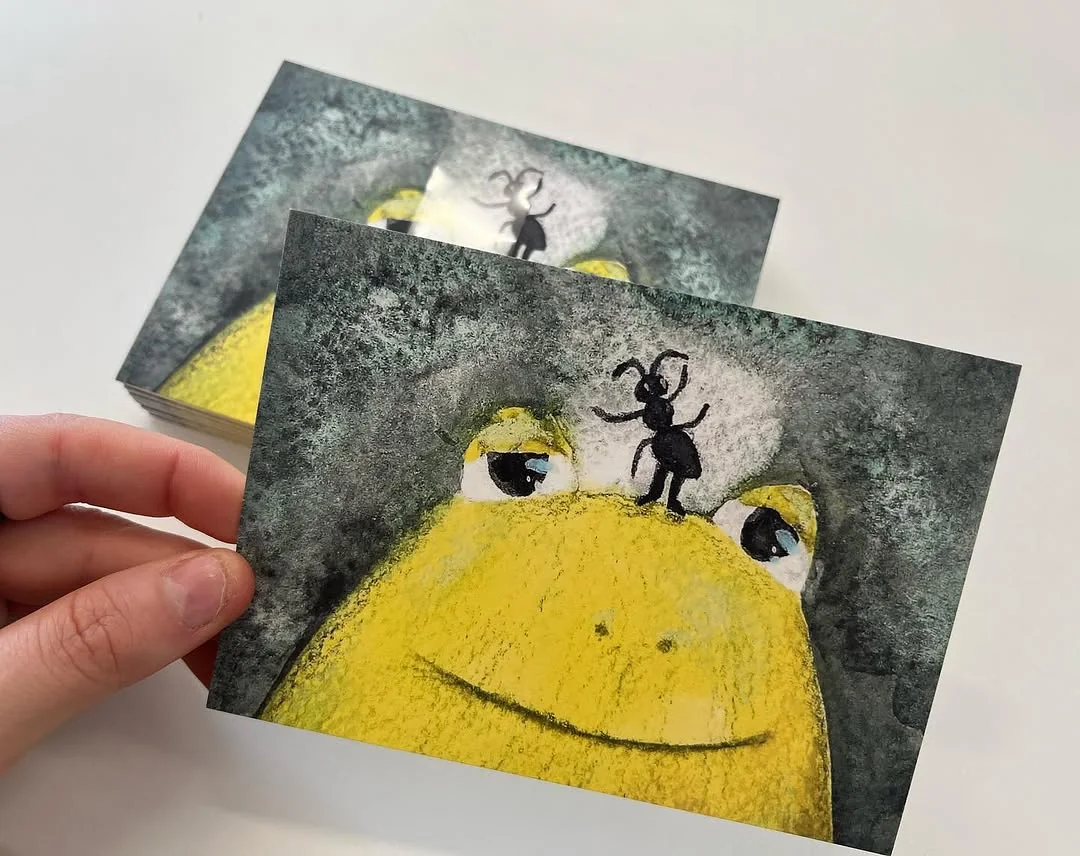 Beeld 2 van 4 bij ‘I got some post card prints 🐸..’