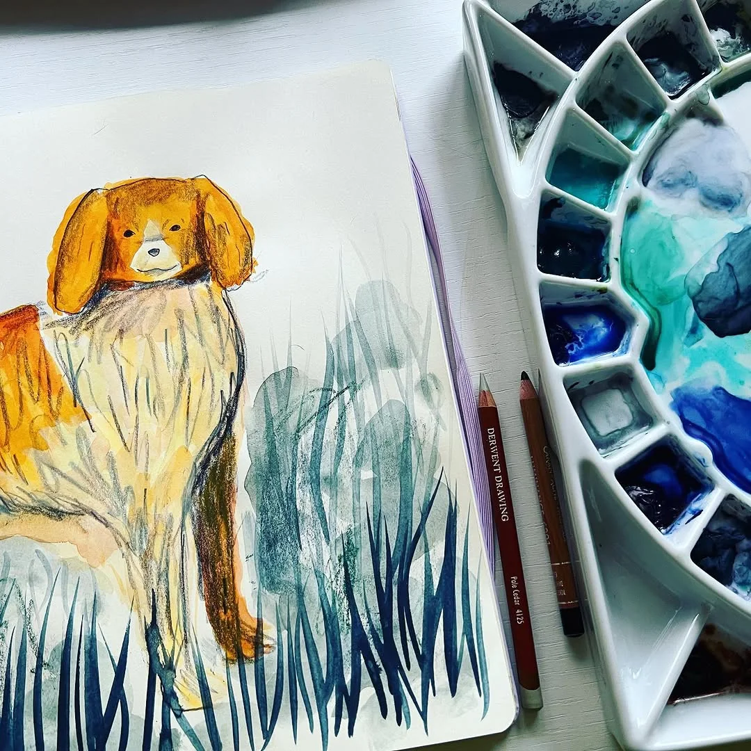 Beeld 2 van 3 bij ‘Drawing dogs from vintage books’