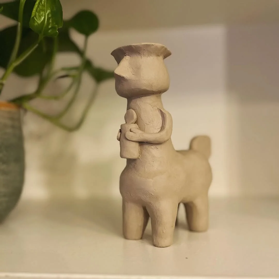 Beeld 1 van 5 bij ‘Spent the afternoon getting crafty with ceramics @maudmutsaers !’
