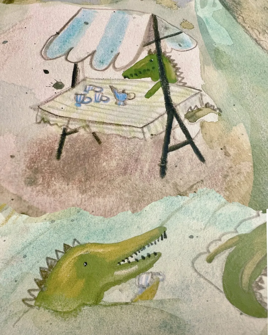 Beeld 1 van 4 bij ‘Crocodile Tea Party.’